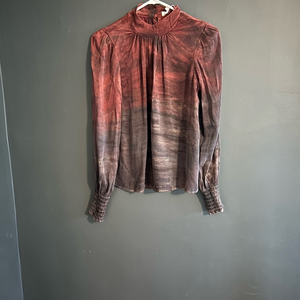 Bella Dahl Purple Ombré Blouse